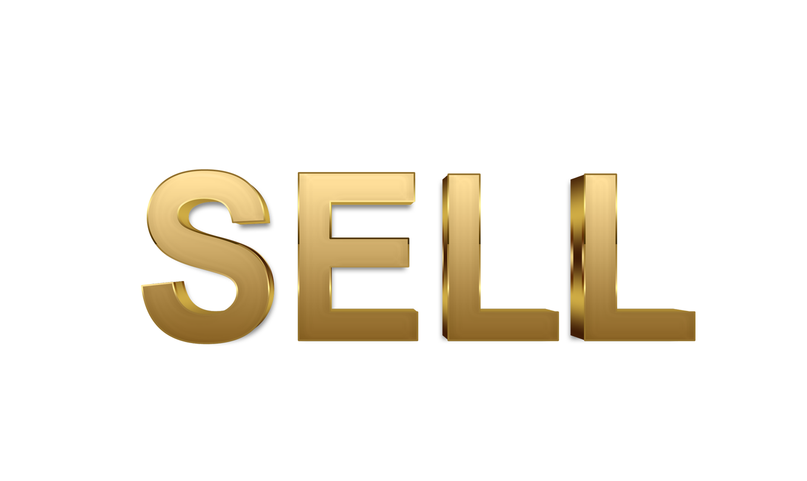 Sell word png, Sell png, word Sell gold text typography PNG images Sell png transparent background